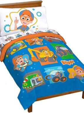 Blippi Twin Size Bed Set